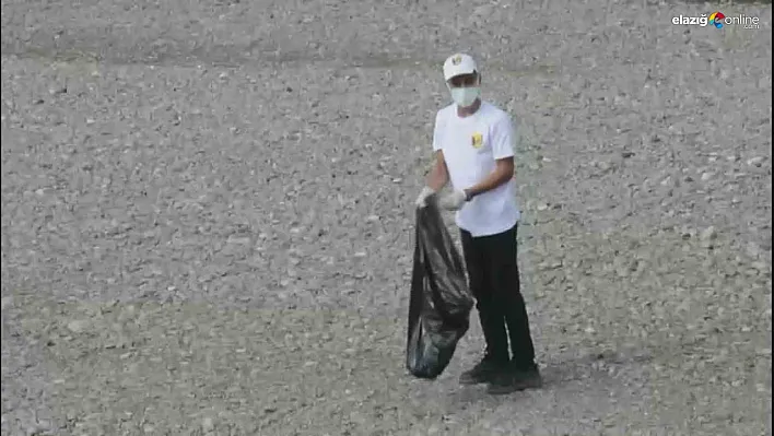 'Kulp Benim Evim' Projesi kapsamında öğrenciler çöp topladı