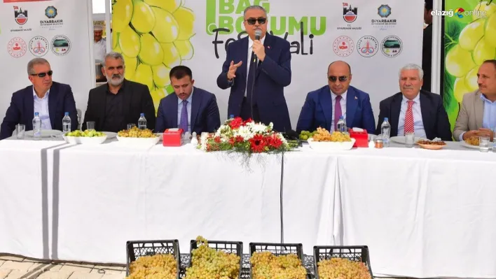 1. Dicle Bağ Bozumu Festivali Vali Su'nun katılımıyla başladı