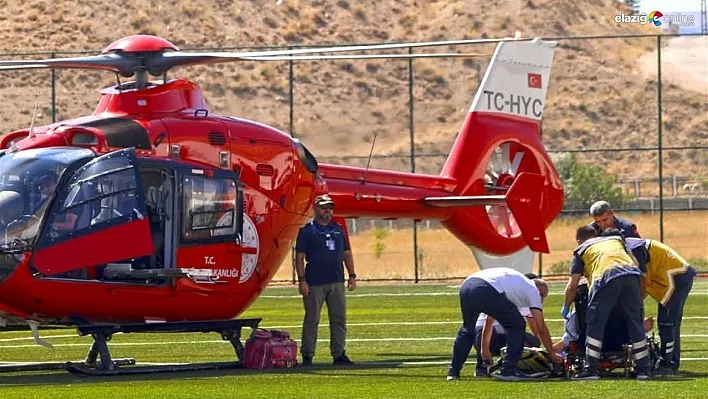 54 yaşındaki kadın hastanın imdadına hava ambulansı yetişti
