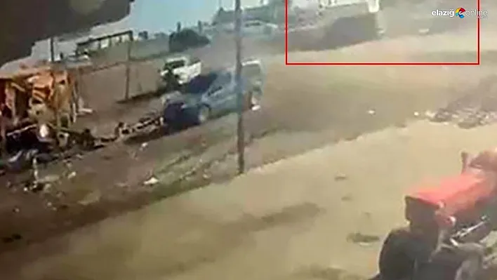 2 kişinin öldüğü kaza anı kamerada