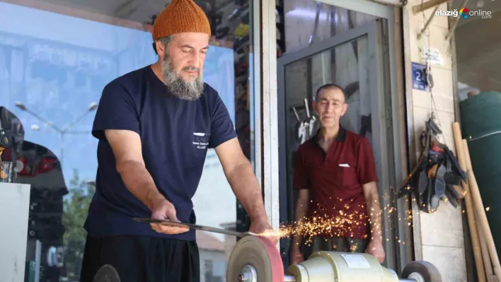 Elazığ'da kaybolmaya yüz tutan bir zanaat daha!