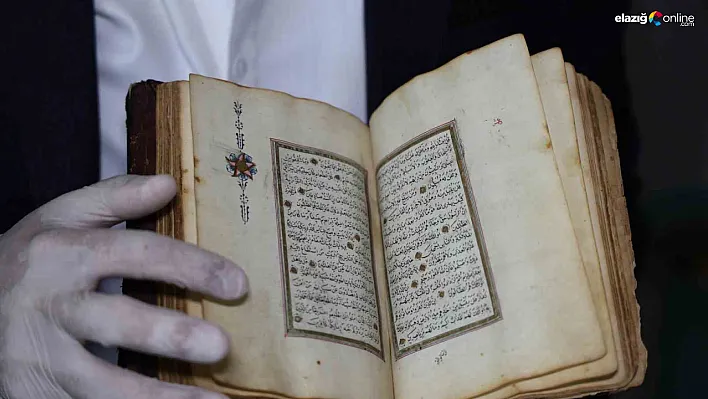 Altın Tezhipli 200 Yıllık El Yazması Kur'an-ı Kerim Cumhurbaşkanı'na Hediye Edilecek!