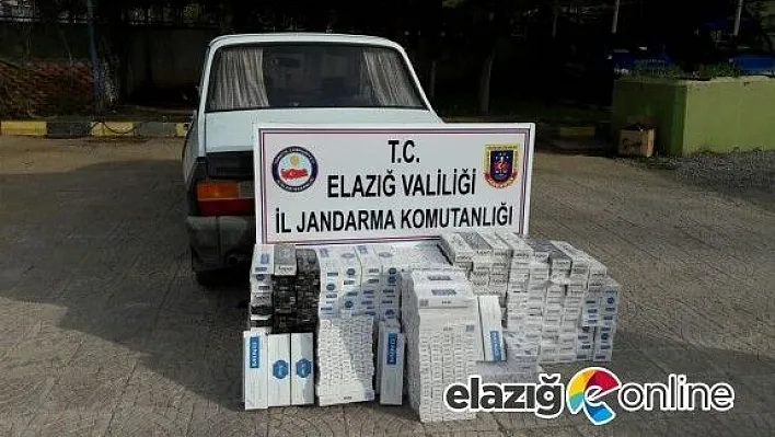 Elazığ'da 3 bin 200 paket kaçak sigara ele geçirildi!