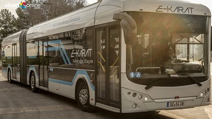 Elazığ'ın Elektrikli Otobüsleri Bozankaya'dan