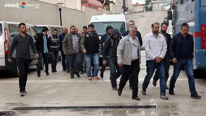 Elazığ'da FETÖ operasyonunda 8 şüpheli adliyeye sevk edildi!