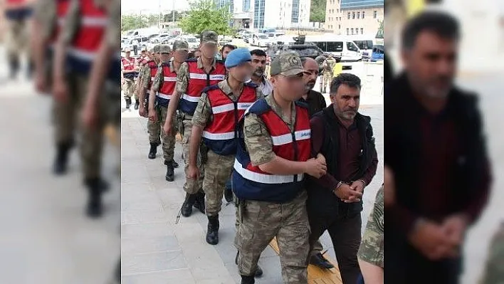 Elazığ'da operasyon: 17 şüpheli adliyeye sevk edildi