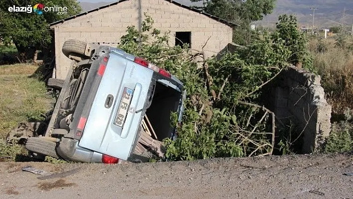 Elazığ'da trafik kazası : 1 yaralı