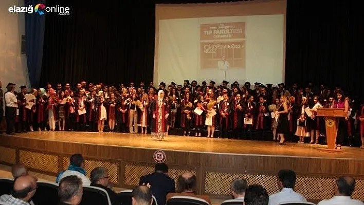 Fırat tıp 29. dönem mezunlarını verdi