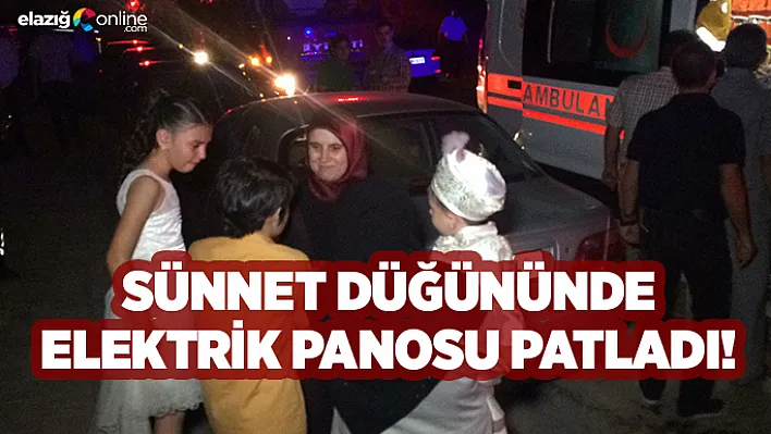 Sünnet Düğününde Elektrik Panosu Patladı!