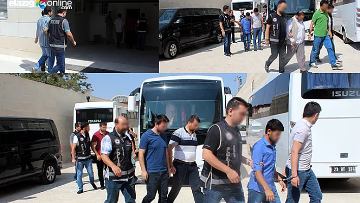 Elazığ merkezli FETÖ operasyonu: 10 şüpheli tutuklandı