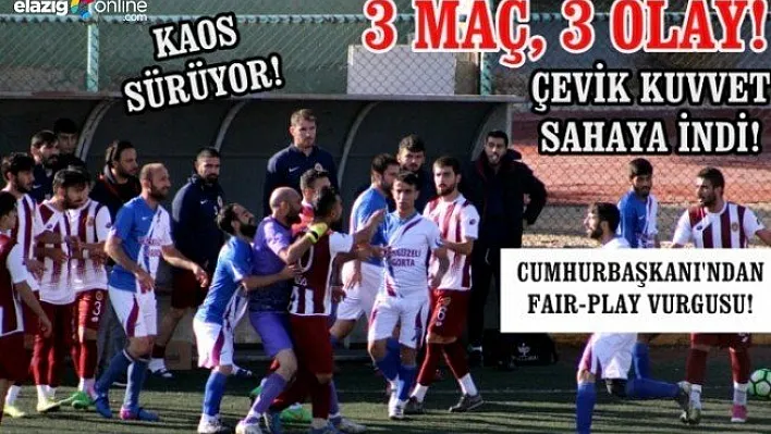 Elazığ Amatör'de ''KARA'' Hafta!