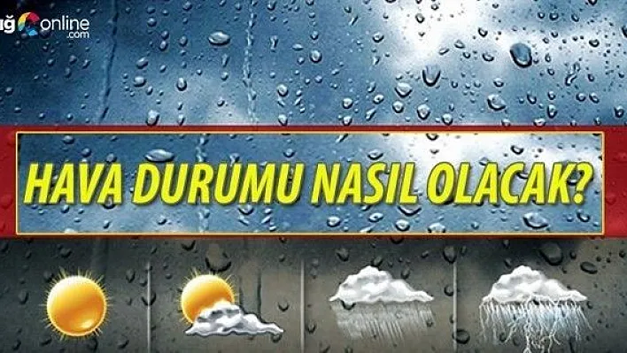 Elazığ'da Hava Nasıl Olacak?