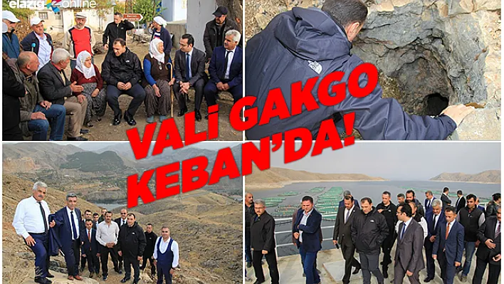 Vali Kaldırım, Keban'da incelemelerde bulundu