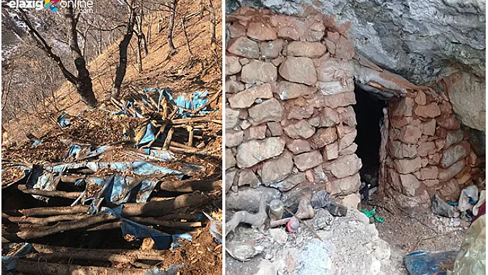 Tunceli'de teröristlere ait 8 sığınak daha imha edildi