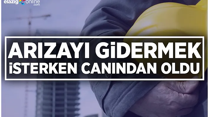 8 metreden düşen işçi hayatını kaybetti