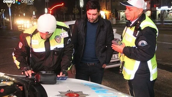 Elazığ'da 2017'nin son cezası 301 lira, 2018'in ilk cezası 108 lira oldu