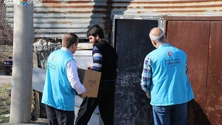 Elazığ'da 200 aileye yardım