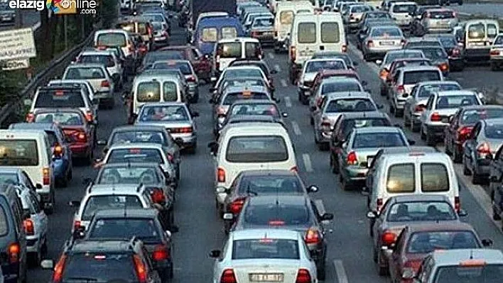 İşte Elazığ'da ki araç sayısı!