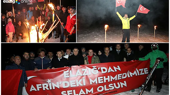 Kayakçılar Hazarbaba'da Mehmetçik için kaydı