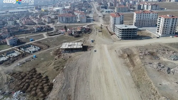Yeni İmar Yolu'nda çalışmalar sürüyor