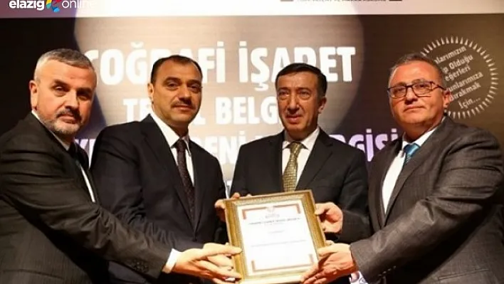 Ağın Leblebimiz tescil belgesine kavuştu