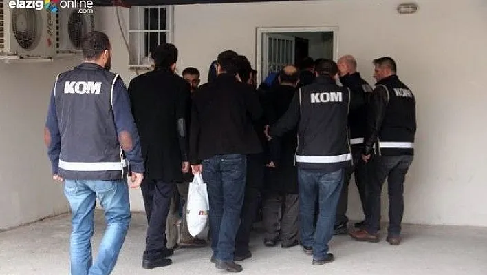 Elazığ'daki FETÖ operasyonunda 29 tutuklama!