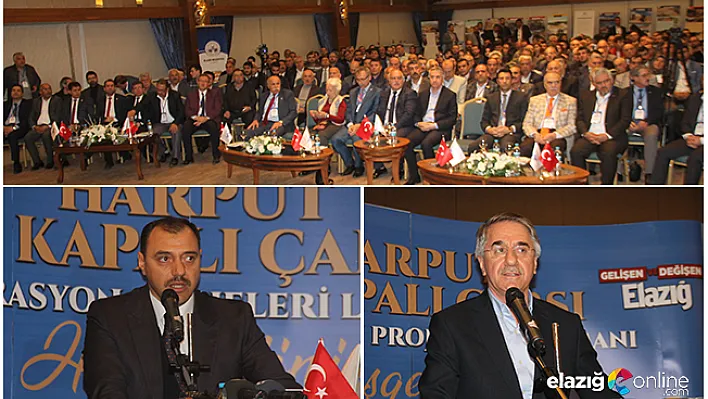 Harput ve Kapalı Çarşı restorasyon projelerinin lansmanı yapıldı