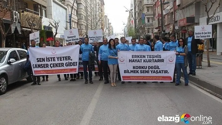 Hep bir ağızdan 'Erken Teşhis, Hayat Kurtarır' dediler