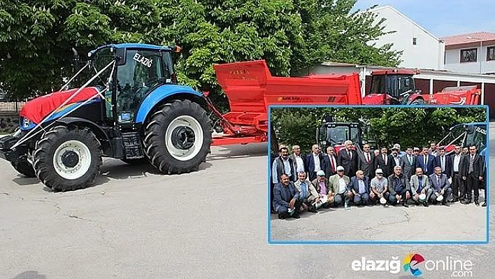 Yeni alınan tarım aletleri çiftçinin hizmetine sunuldu