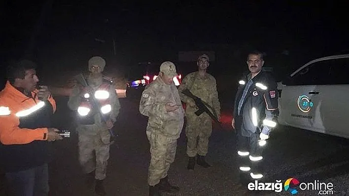 Kaybolan genç, AFAD ve jandarma ekipleri tarafından bulundu