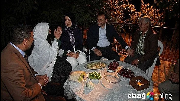 Vali GAKGO Sarptaş ve ailesine misafir oldu