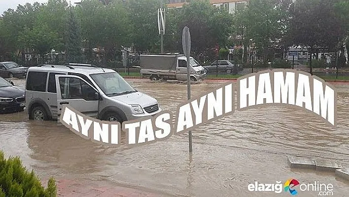 Yine yağmur, yine aynı manzara