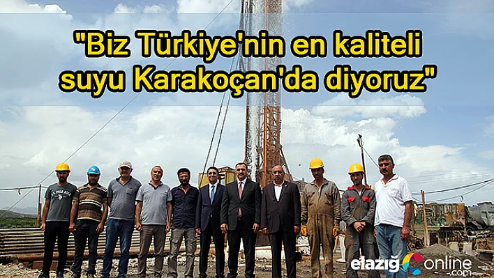 45 derece sıcaklıkta jeotermal su fışkırdı