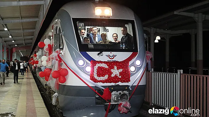 Malatya-Elazığ arasında raybüs ilk seferini yaptı