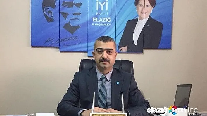 Elazığ İYİ Parti Kurucu İl Başkanı İstifa Etti!