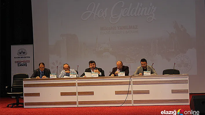 Elazığ'da "Şehir Kültürü, Kültürlü Şehir" sempozyumu
