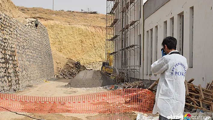Malatya'da okul inşaatının duvarı çöktü: 1 ölü, 1 yaralı