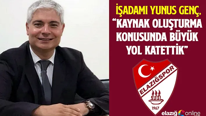 İşadamı Yunus Genç:  &quotEn kısa sürede para kaynağını oluşturup, gayri resmî olarak göreve başlayacağız"