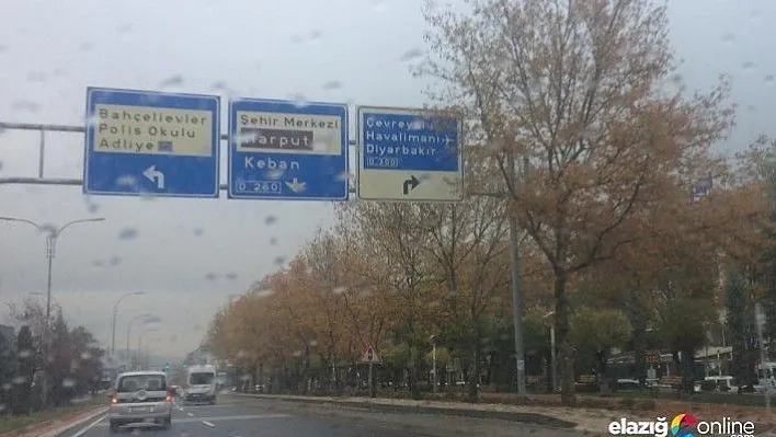Meteorolojiden Elazığ için kar ve yağmur uyarısı