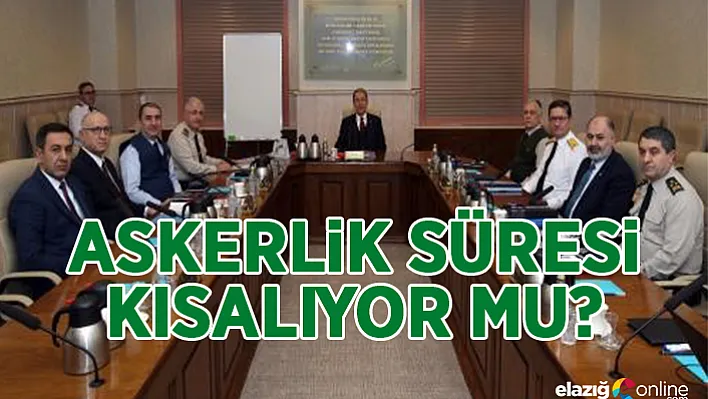 Milli Savunma Bakanı Akar başkanlığında yeni askerlik sistemi toplantısı