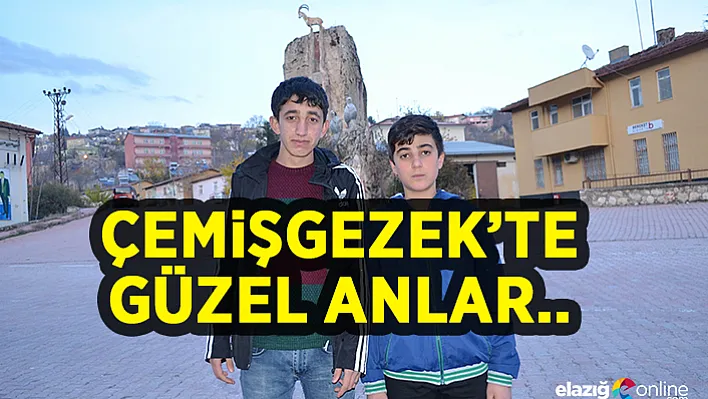 Oynarken kameraya yakalanan çocuklar, kendilerini haberde izleyince heyecanlanmışlar