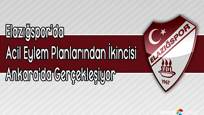 Ankara'da Elazığspor Toplantısı Gerçekleştiriliyor