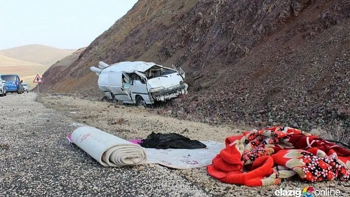 Diyarbakır Yolu'nda panelvan takla attı!