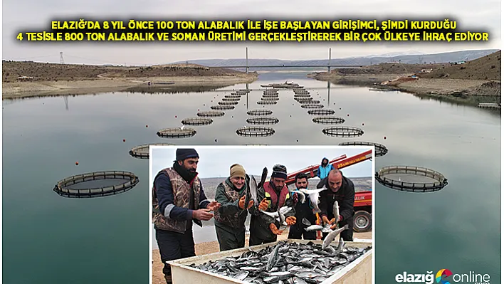 Elazığ'dan İtalya, Almanya, Hollanda ve Rusya'ya balık ihraç ediyorlar!