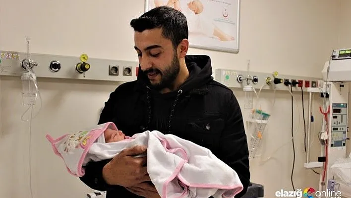 Elazığ'da 2019'un ilk bebeği 'Bahar Mila' oldu