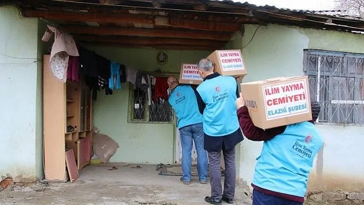 Elazığ'da 500 aileye gıda desteği