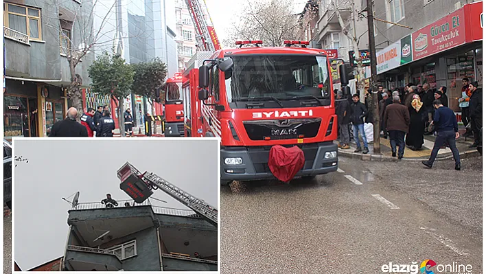 Harput Caddesi'nde Yangın!