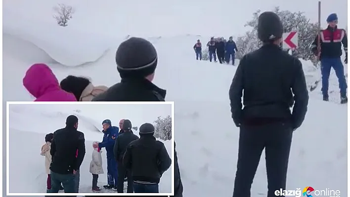 Kar nedeniyle öğrenciler mahsur kaldı, jandarma ekipleri yetişti