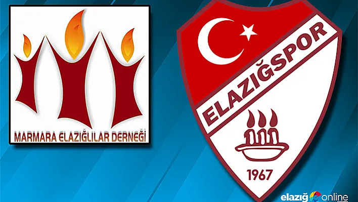 Marmara Elazığlılar Derneği'nden Elazığspor'a jest