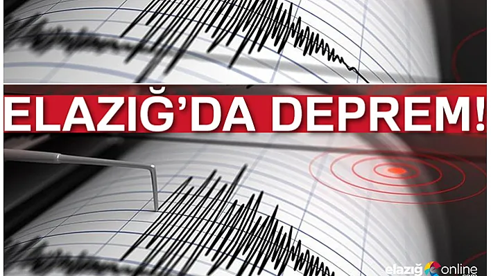 Elazığ Deprem! 3,1'le sallandı